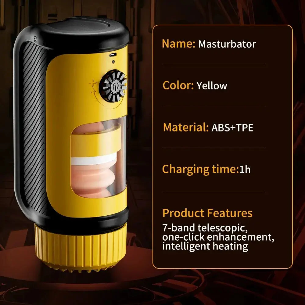 Bombee 5 Speed Thrusting Heating Male Sex Toy