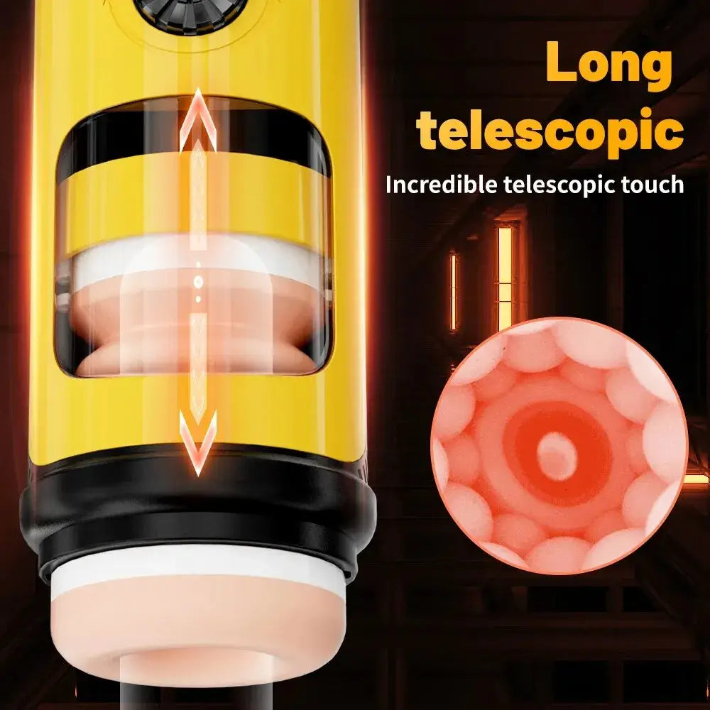 Bombee 5 Speed Thrusting Heating Male Sex Toy