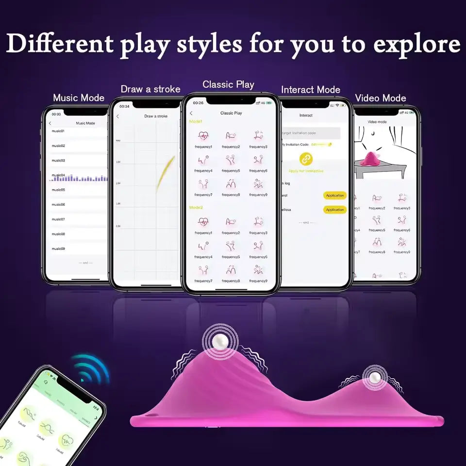 Butterfly APP Remote Control Wearable Clit Vibrator