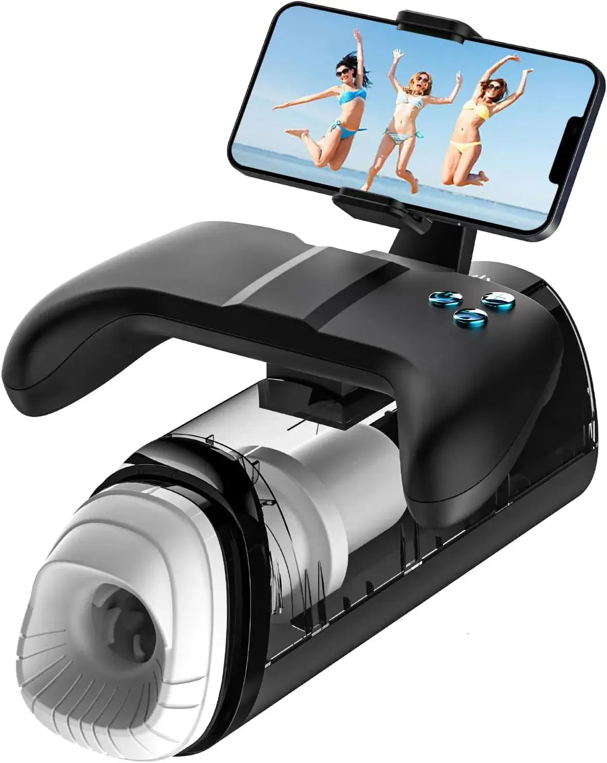 Carson – Auto 7 Suction & 7 Vibration Heating With Stroker Phone Holder & Handle Control