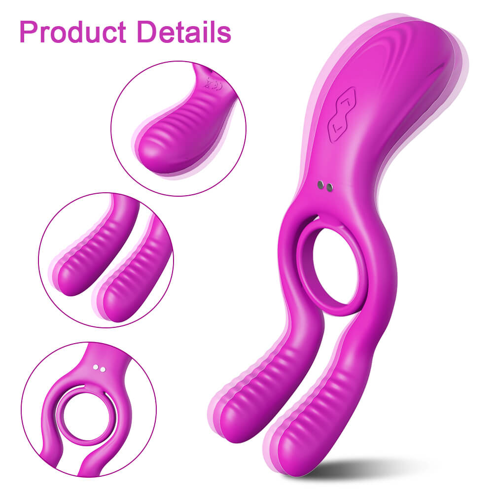 Casey – Remote Control Testicle Clit Vibrator & Cock Ring