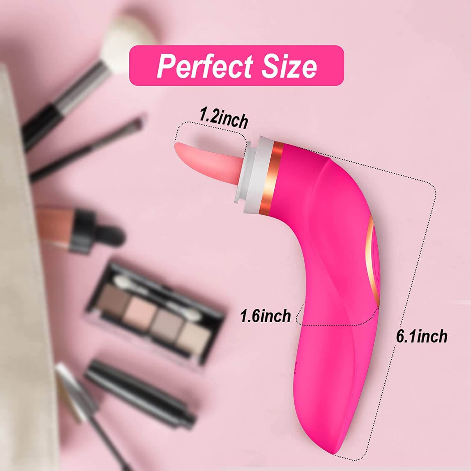 Clitoral Sucking Vibrator Sex Toys with 8 Sucking and 5 Licking Vibrations