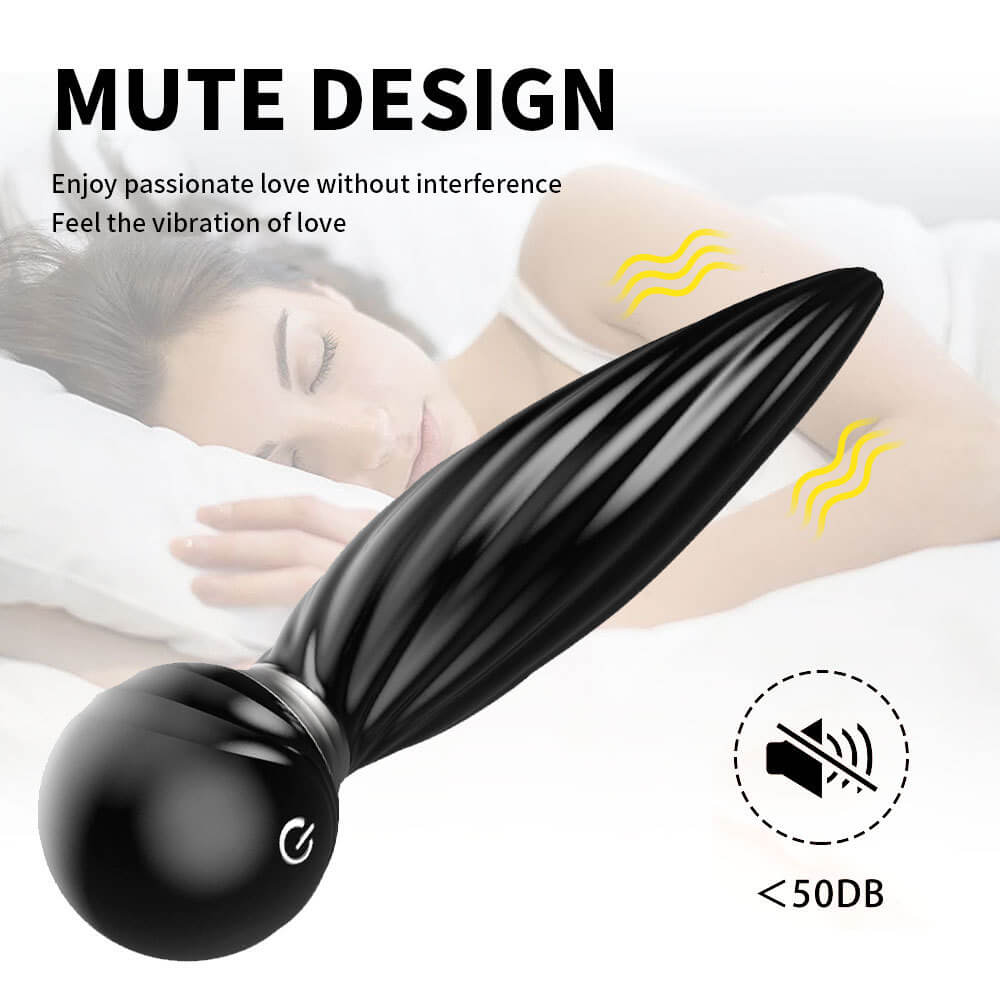 DAISY 7 Vibrating & 7 Head Rotating Remote Prostate Anal Butt Plug