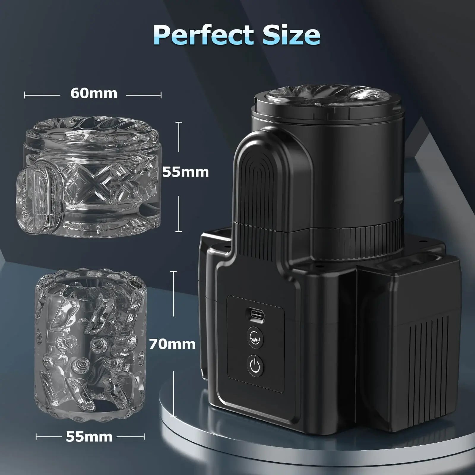 Dogo – Camera Shape 3 IN1 Detachable Multifunctional Masturbator Male Sex Toy