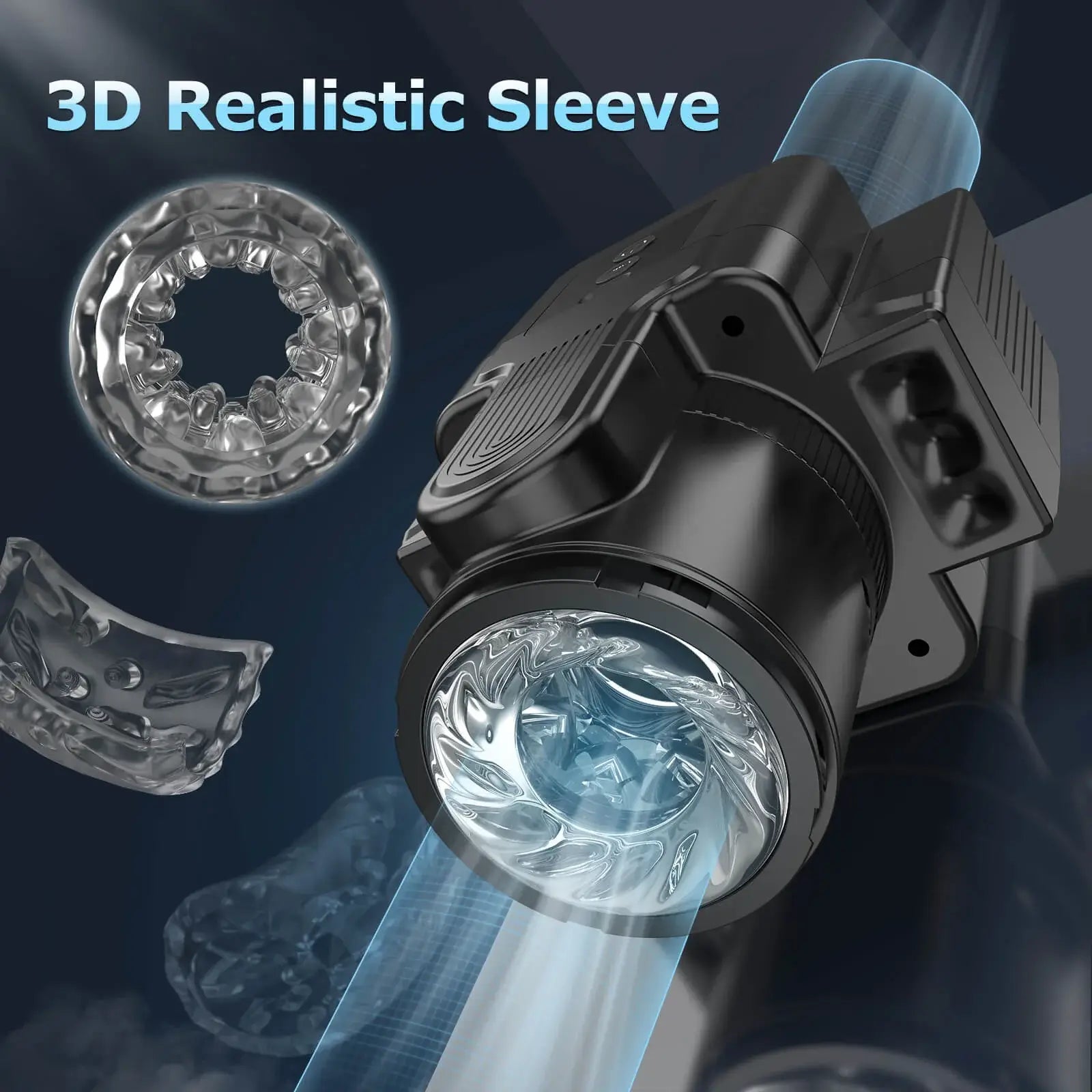 Dogo – Camera Shape 3 IN1 Detachable Multifunctional Masturbator Male Sex Toy