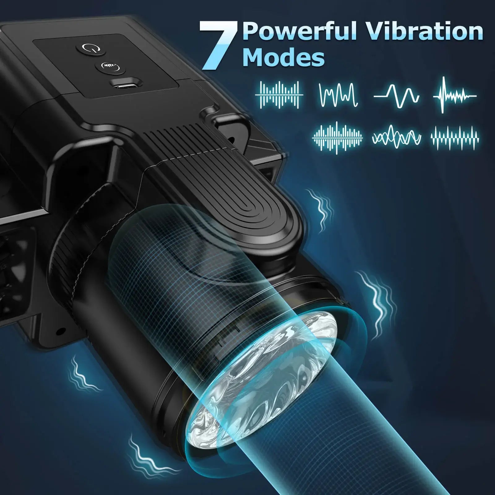 Dogo – Camera Shape 3 IN1 Detachable Multifunctional Masturbator Male Sex Toy