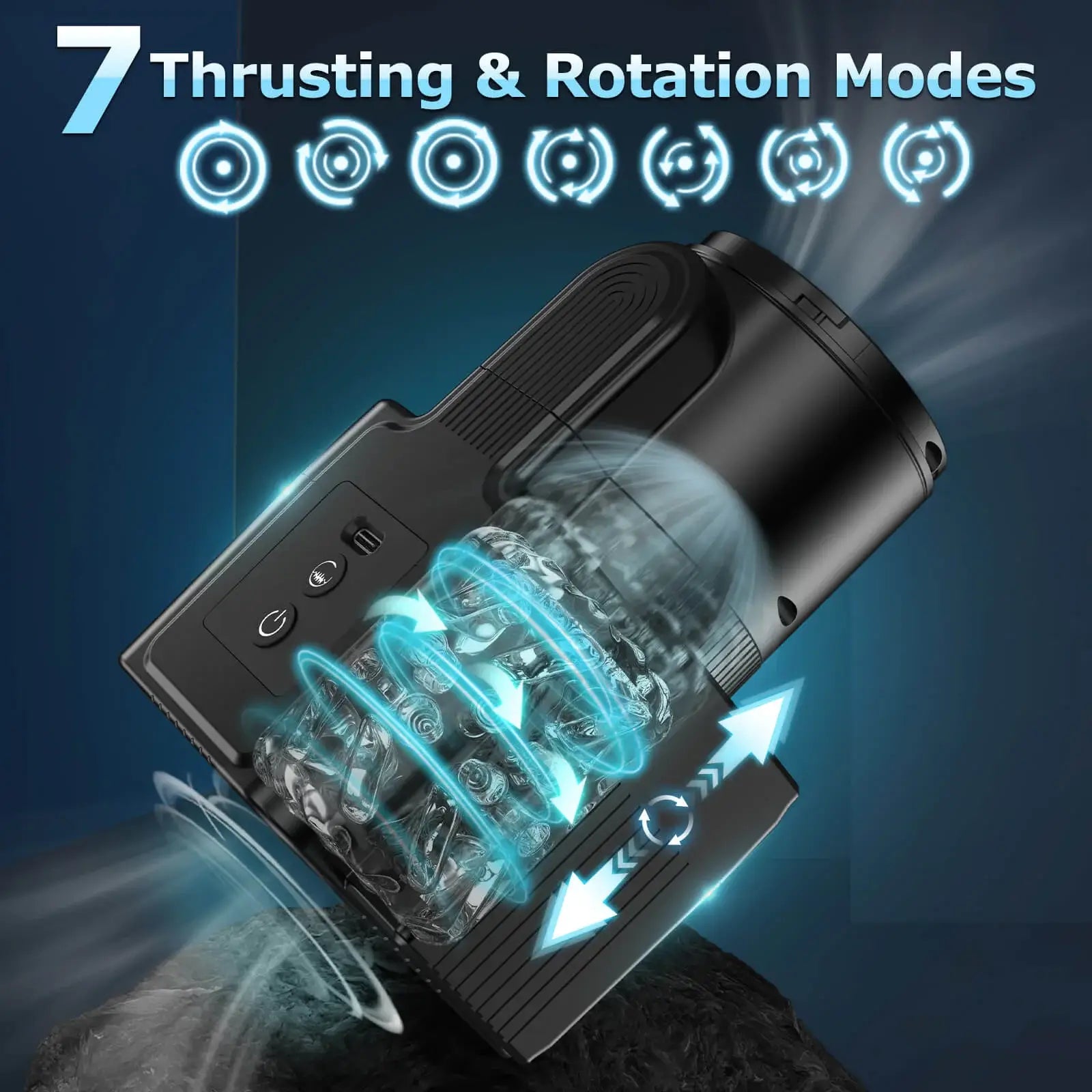 Dogo – Camera Shape 3 IN1 Detachable Multifunctional Masturbator Male Sex Toy