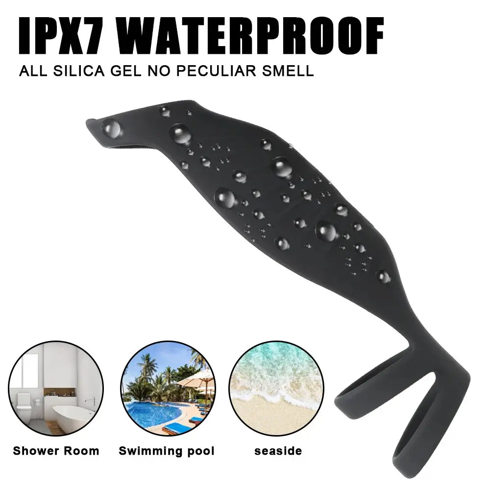 Duke  C Vibrating Penis Sleeve Cock Ring with Remote Control