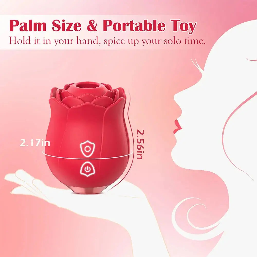 Elys – Rosebud Vibrator with Sucking & Tapping Patterns