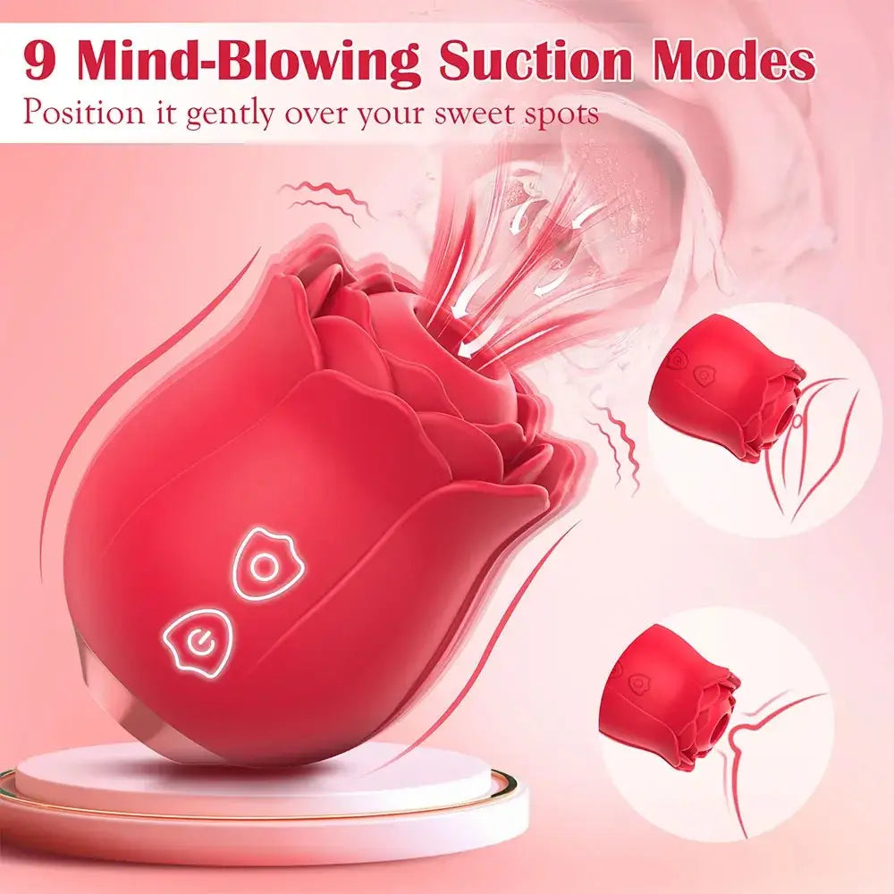 Elys – Rosebud Vibrator with Sucking & Tapping Patterns