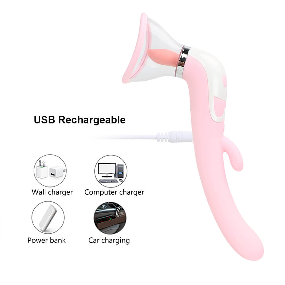 Erotic Multispeed Tongue Vibrator