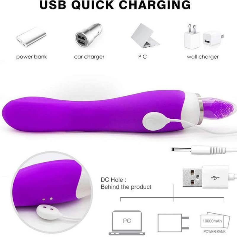 Fantasy For Her Ultimate Pleasure Double Ended Tongue Vibrator