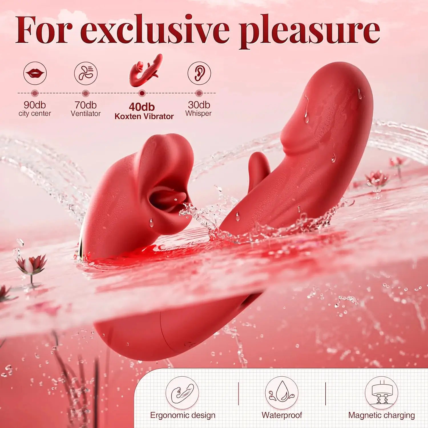 Flicker – Biting Mouth Tongue Clitoral Stimulator Tapping Rabbit Vibrator