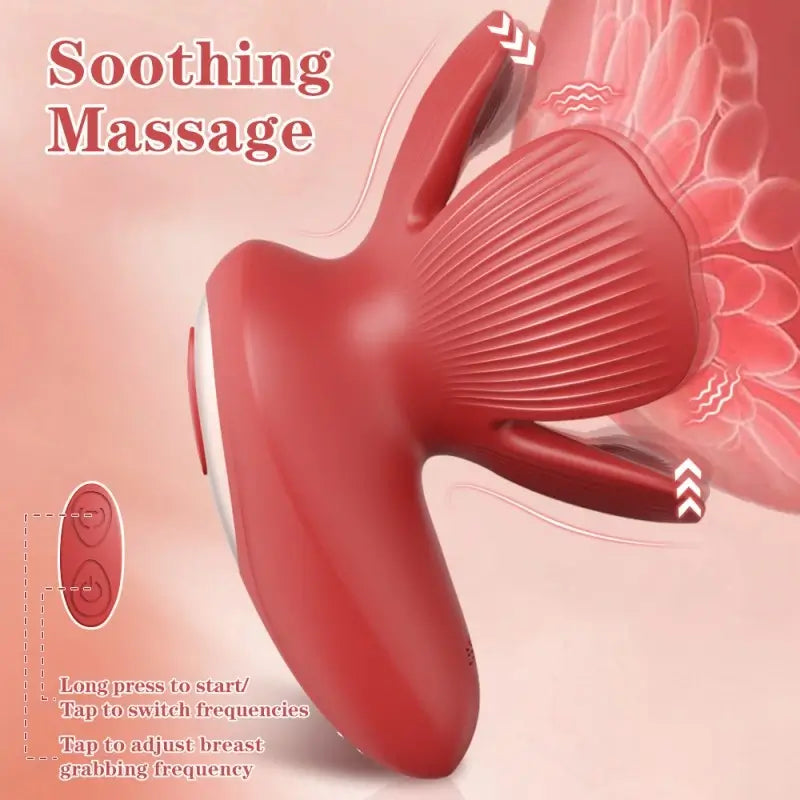 Floralease 10 Vibration & Fully Covering Grabbing Vibrator Nipple Toys