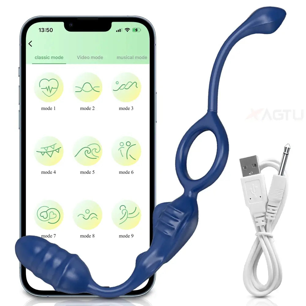 FusyFun WAVE Anal Toy for Two or for Solo Fun 9 Vibrating