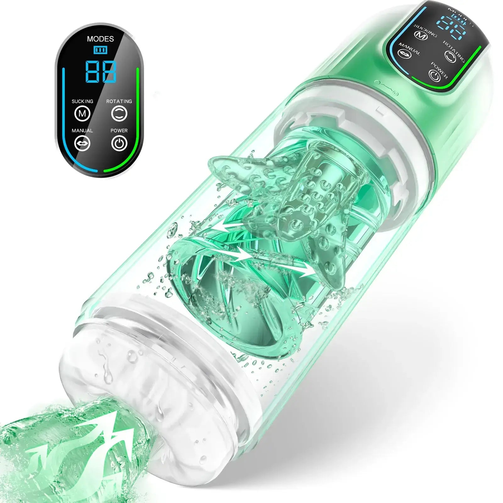 Gardy – Automatic Vibrating Sucking Rotating & Thrusting Male Masturbator