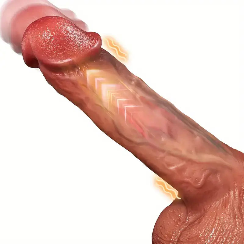 HONKAI- Heating 8 Powerful Thrusting 10 Vibrating Suction Cup Dildo