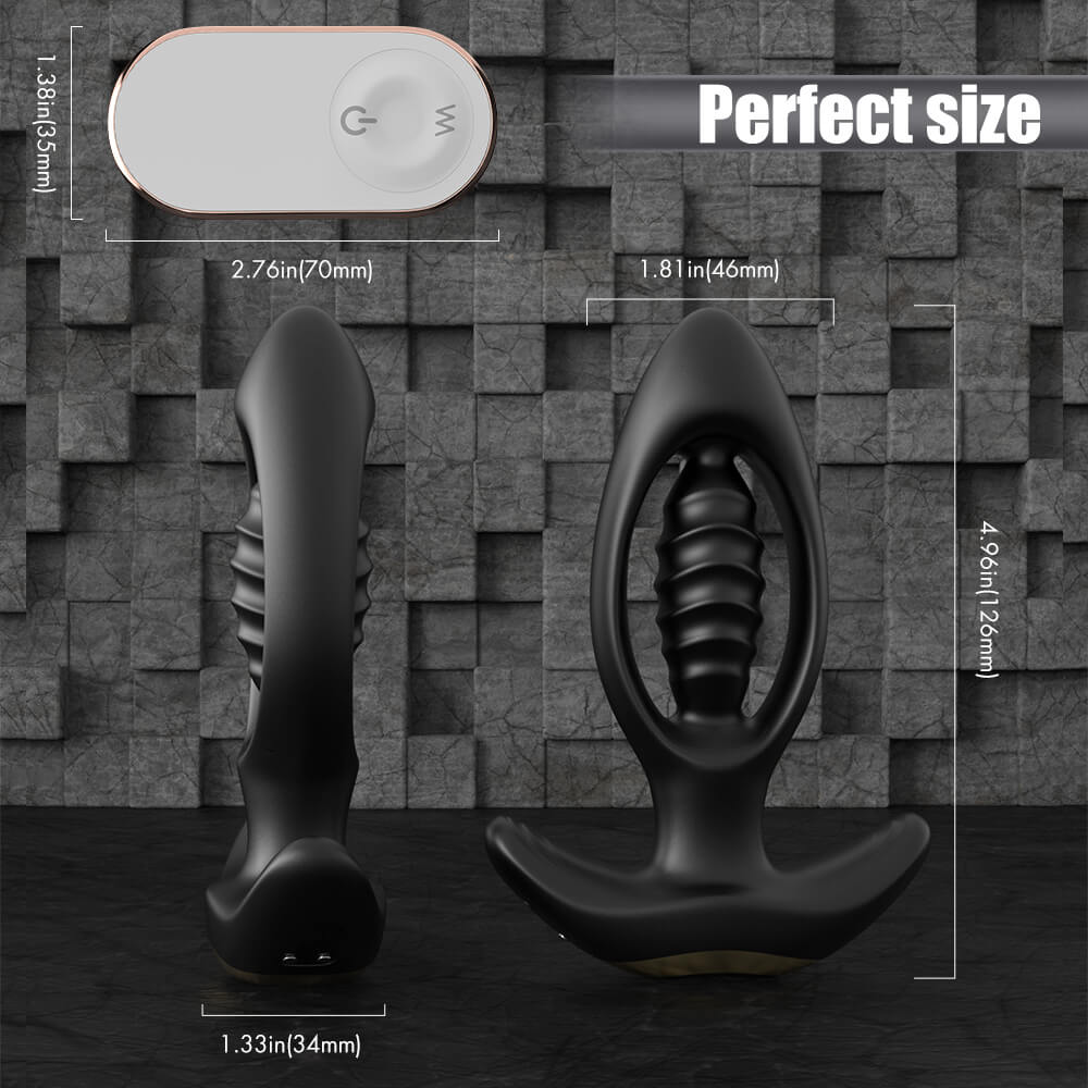 Habiki  C Hollowed Anal Vibrator & Prostate Massager