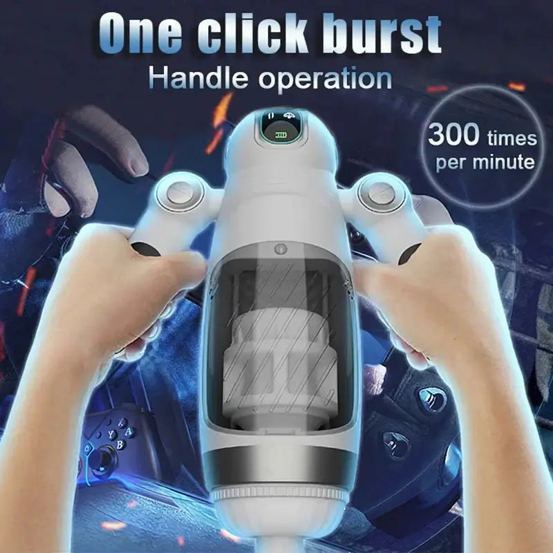 Hamster 7 Telescopic Squeezing 12 Vibration Masturbator Experience More Authentic Piston