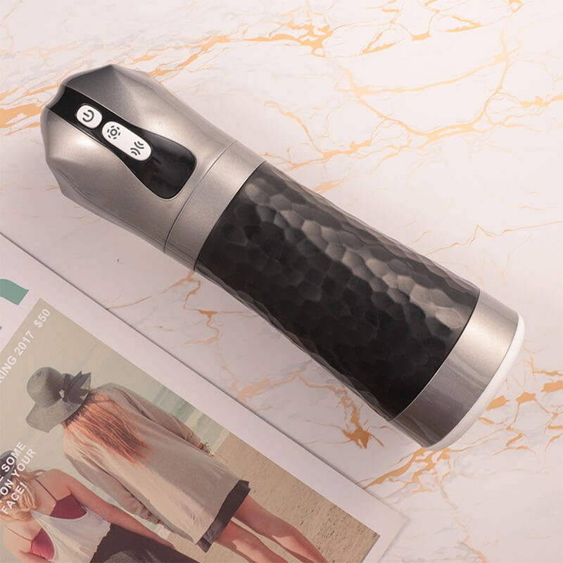 Harley 5 Squeezing Sucking 10 Vibrating Masturbators Male Sex Toys