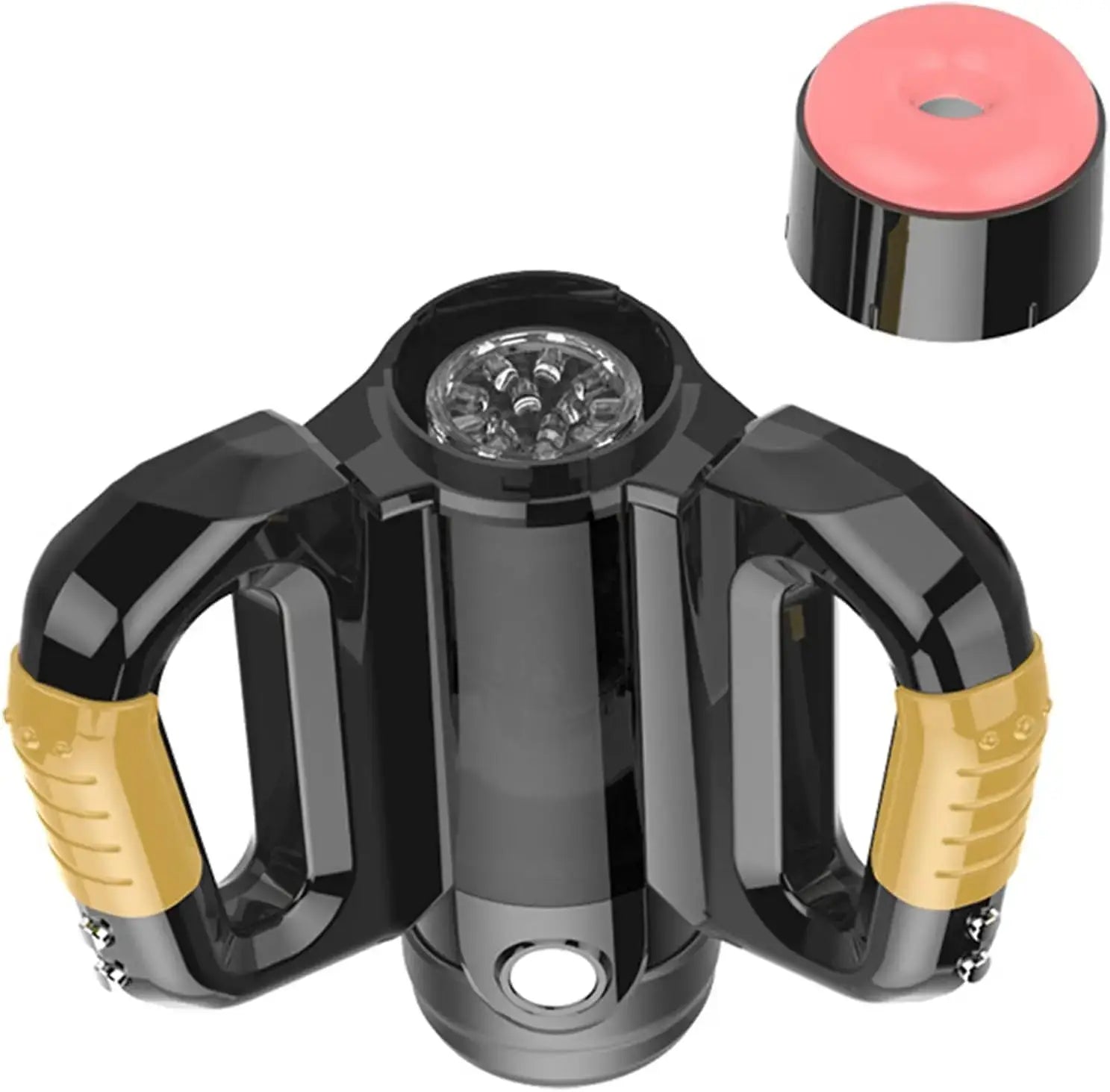 Hercules Grip Telescopic Rotating Masturbation Cup