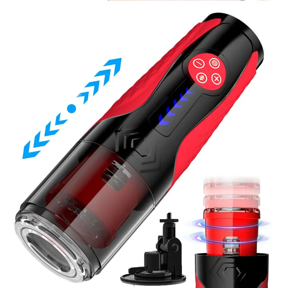 Hurricane Automatic 5 Thrusting & Rotating for Penis Stimulation Masturbator Cup