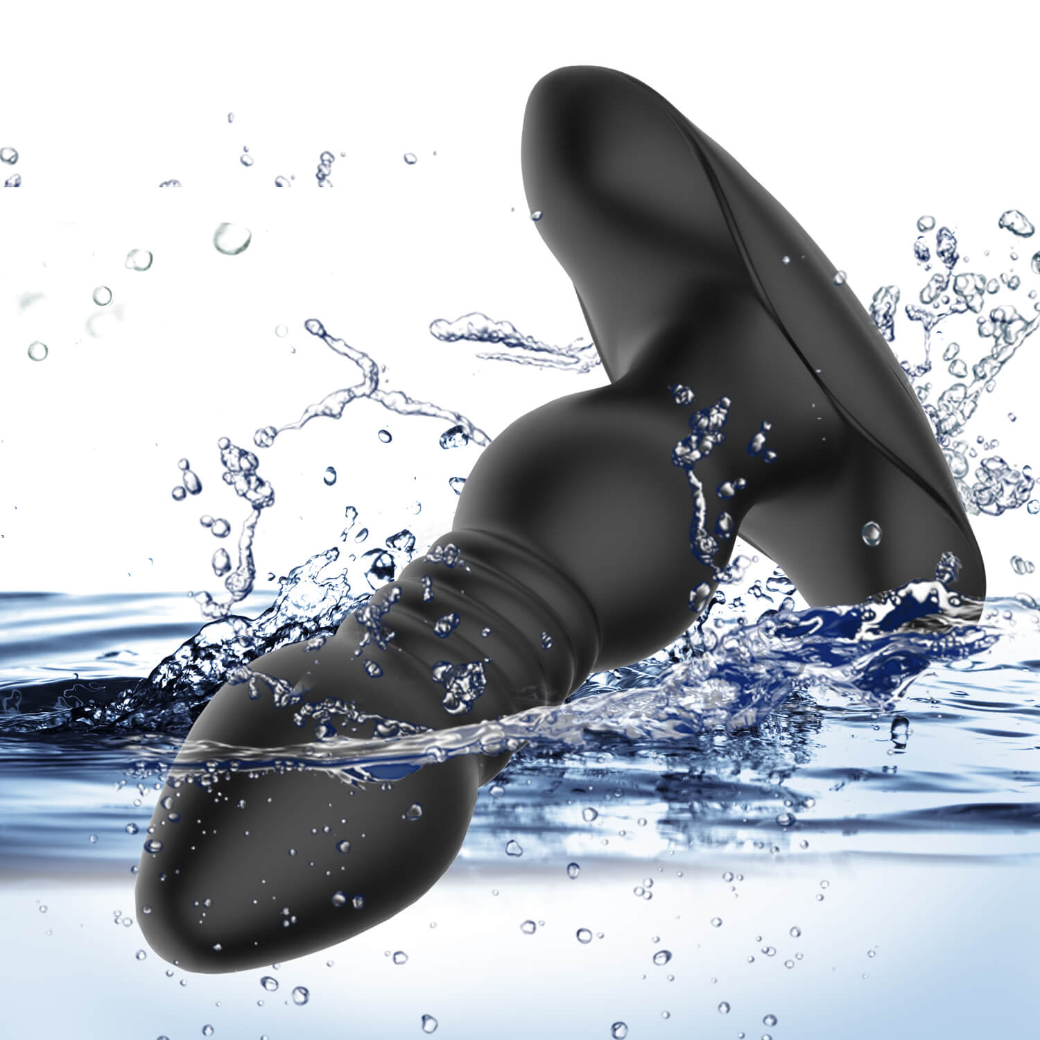 INVADER 3 Thrusting 10 Vibrations Anal Plug with Remote Controller