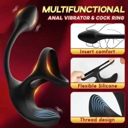 Isaac  C Prostate Stimulator Round Vibrating Anal Plug With 9 Vibration Modes