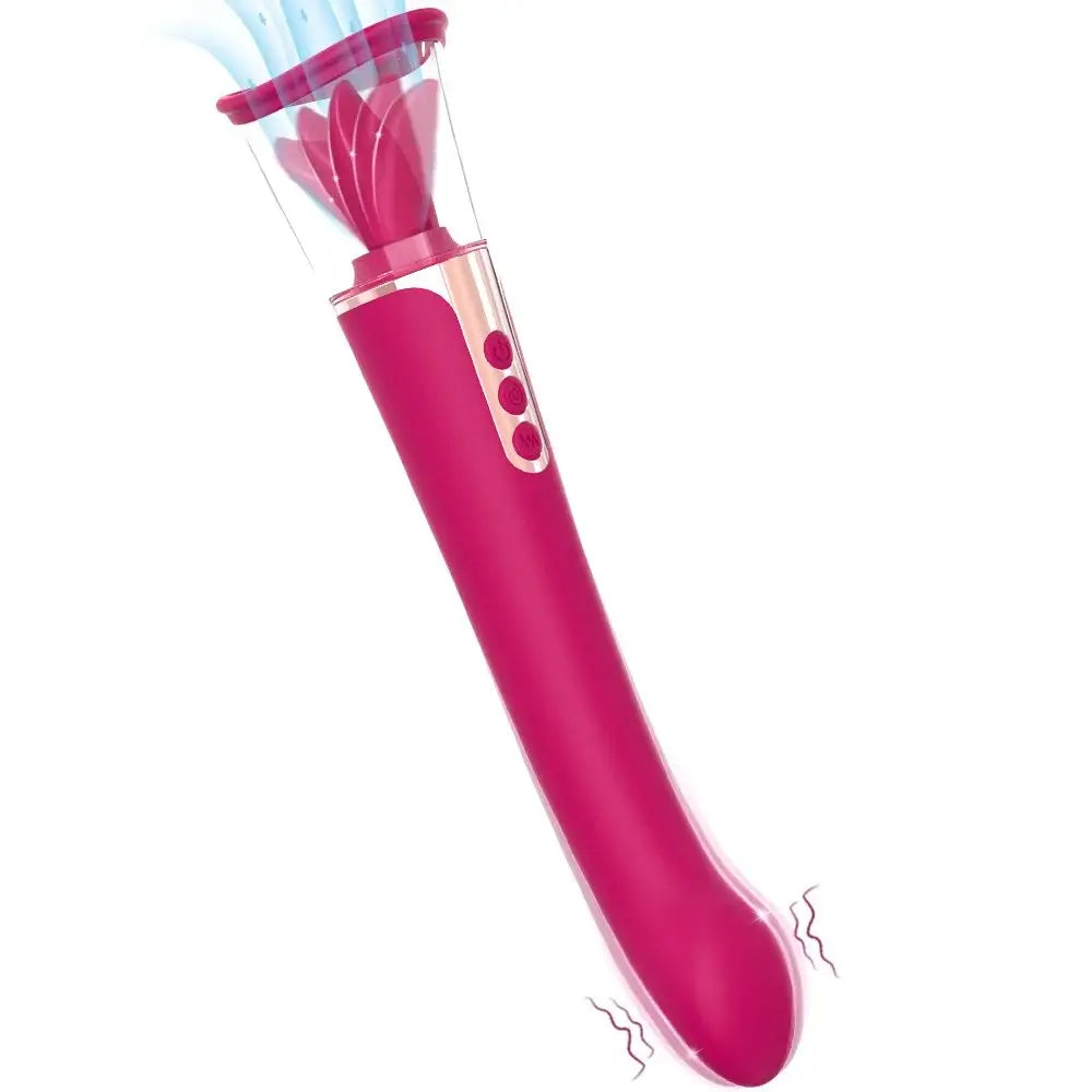 Jade – 3 in 1 Clit Licking Sucking G Spot Vibrator