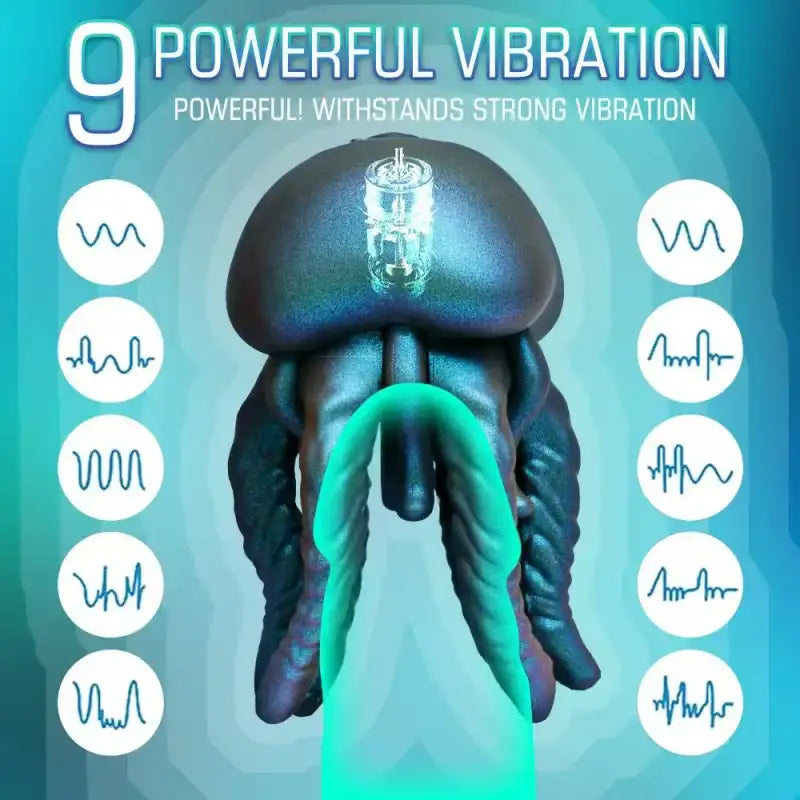 Jellyfish Vibrating Glans Training Masturbator