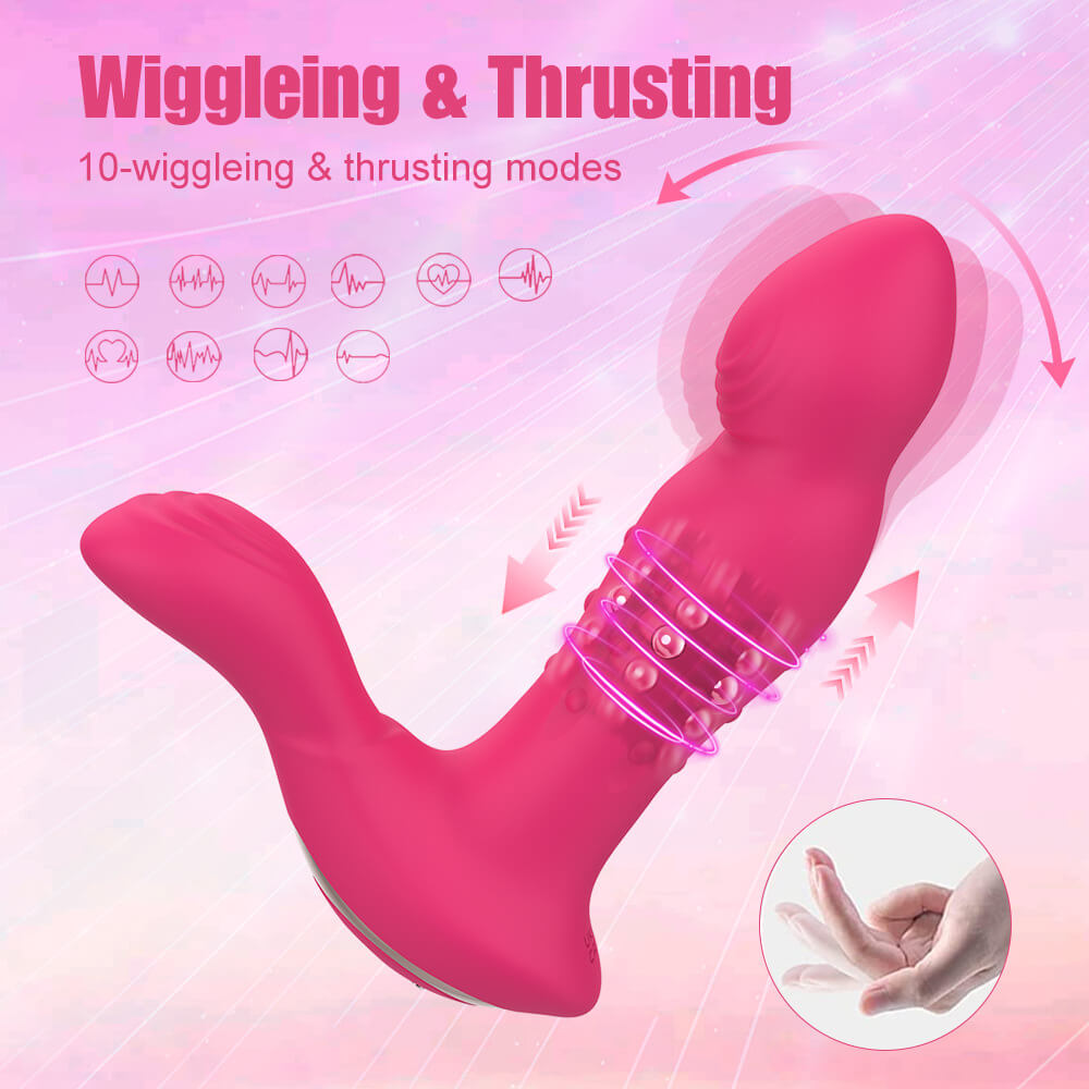 KYLIE Remote Control Tapping G-spot Vibrator & Clit Stimulator