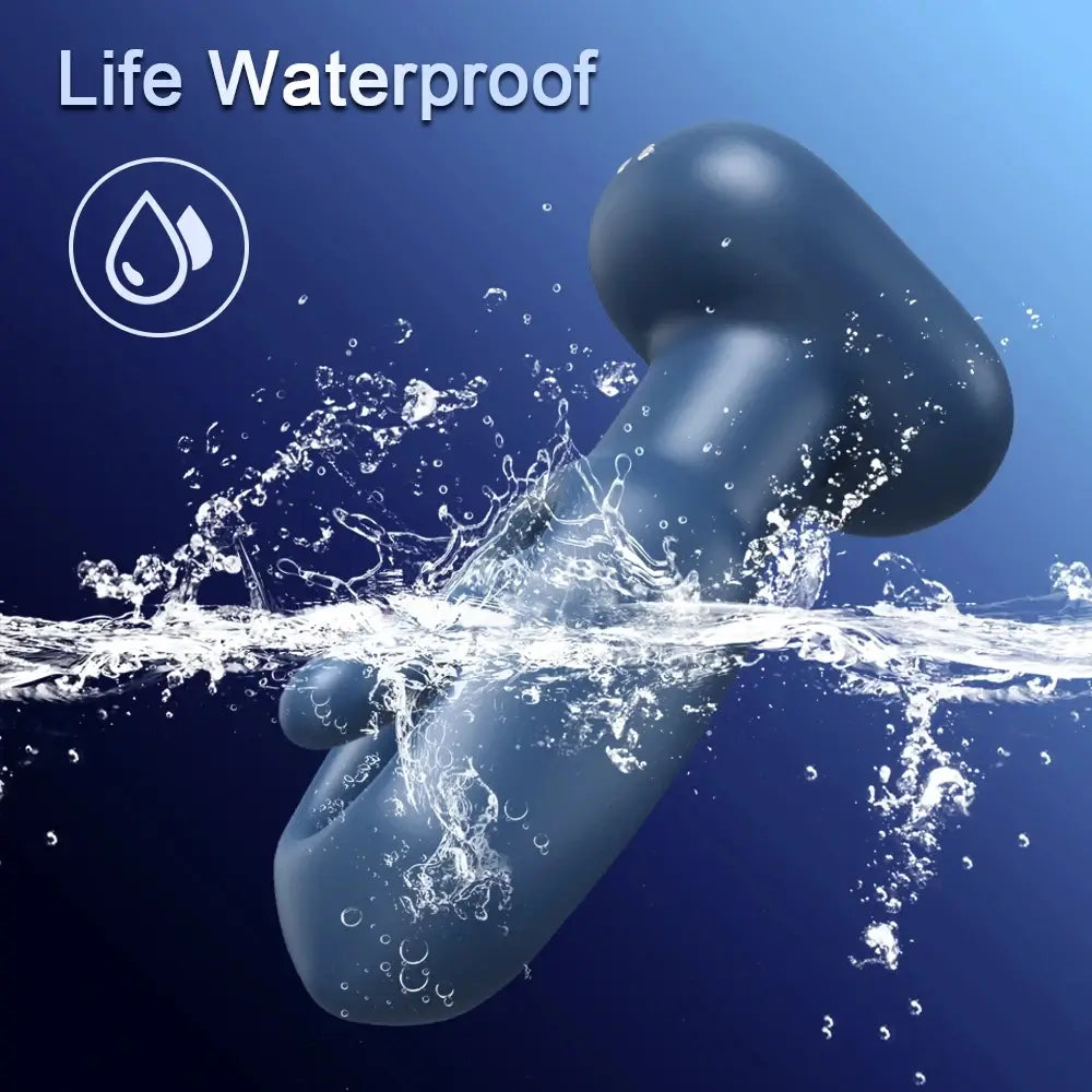 Karrot 10 Tapping 10 Vibrating Pointed Design Anal Toy with Remote Control