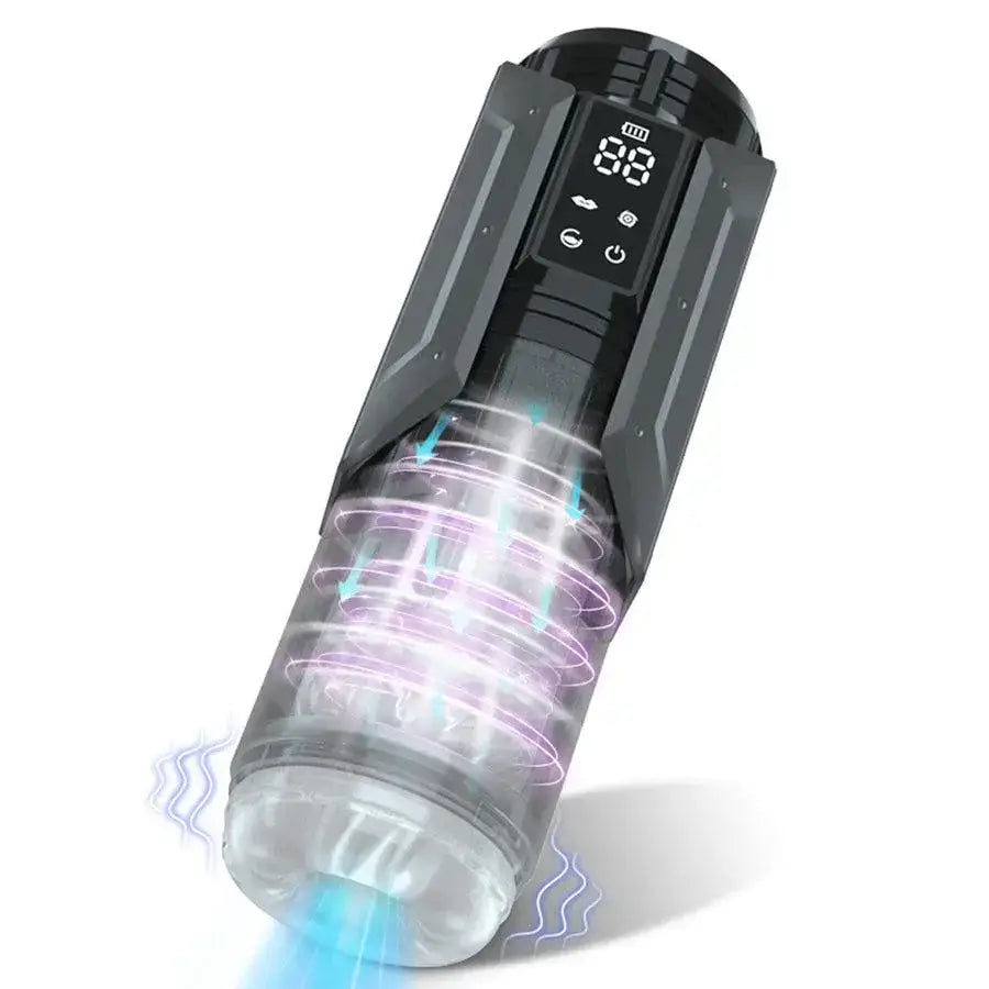 King -100% Waterproof 4 IN 1 Automatic Masturbation Cup for Men