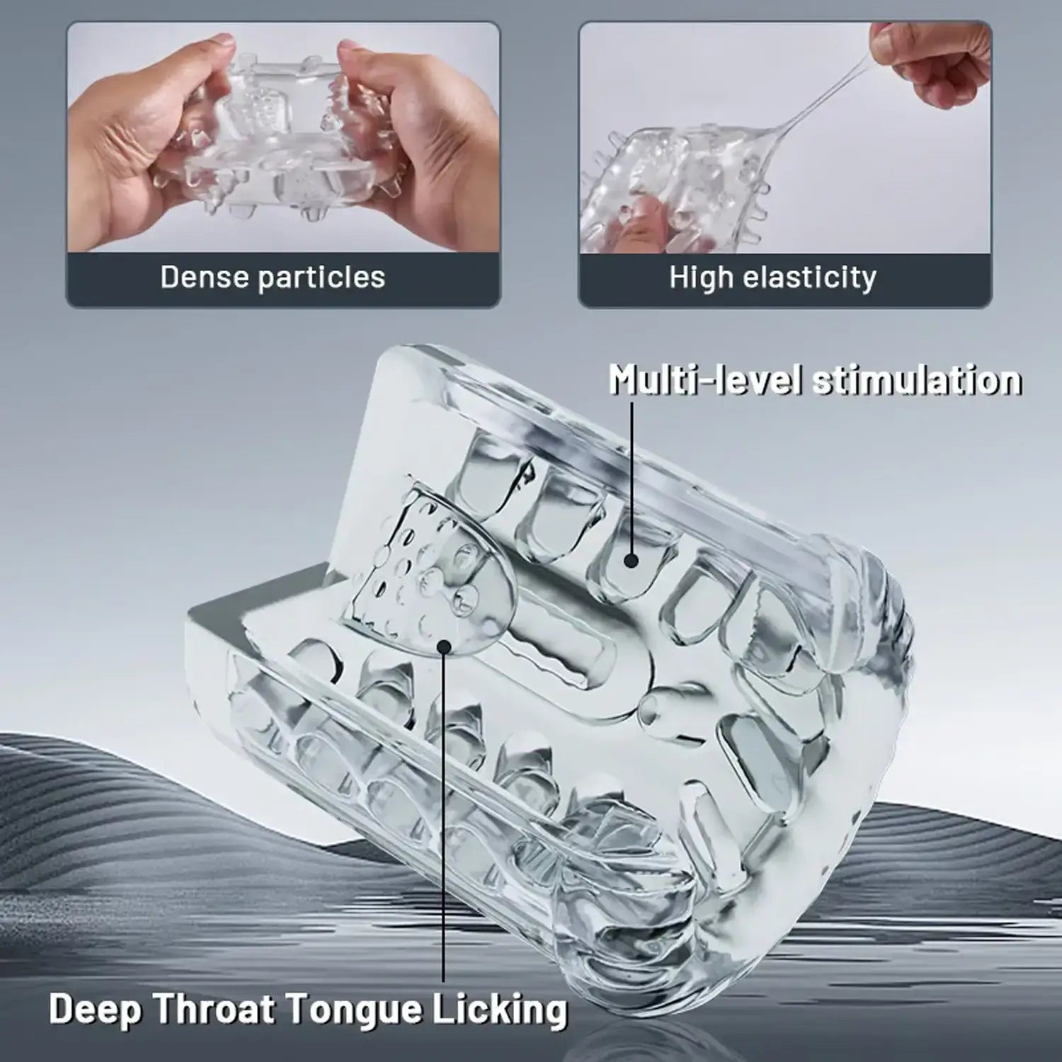 King -100% Waterproof 4 IN 1 Automatic Masturbation Cup for Men