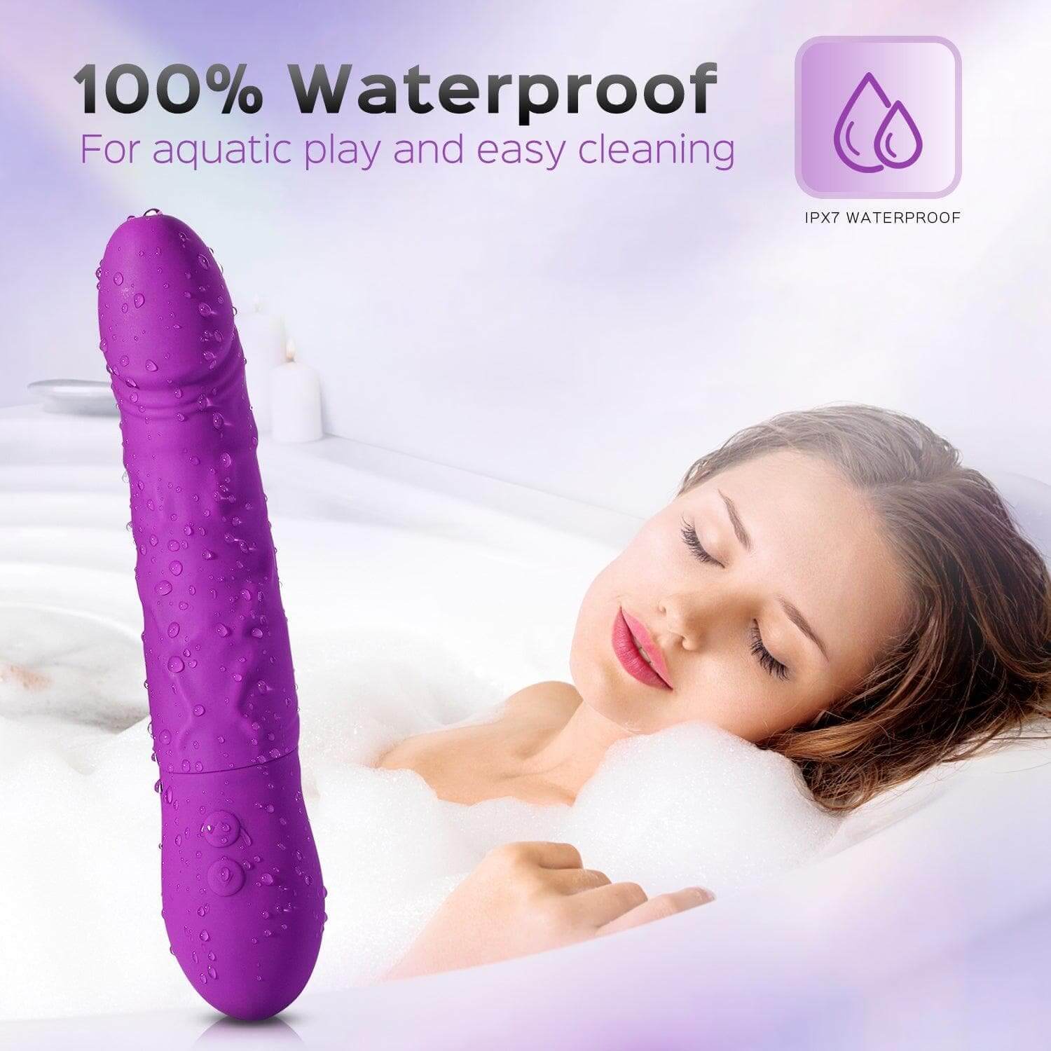 Kong  C Rotating 6 Inch Dildo & G Spot Vibrator