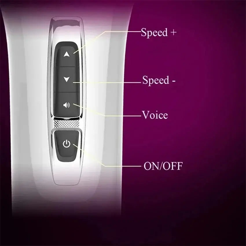 Leten Smart Control 10 Frequency Vibration Pronounce Male Stroker