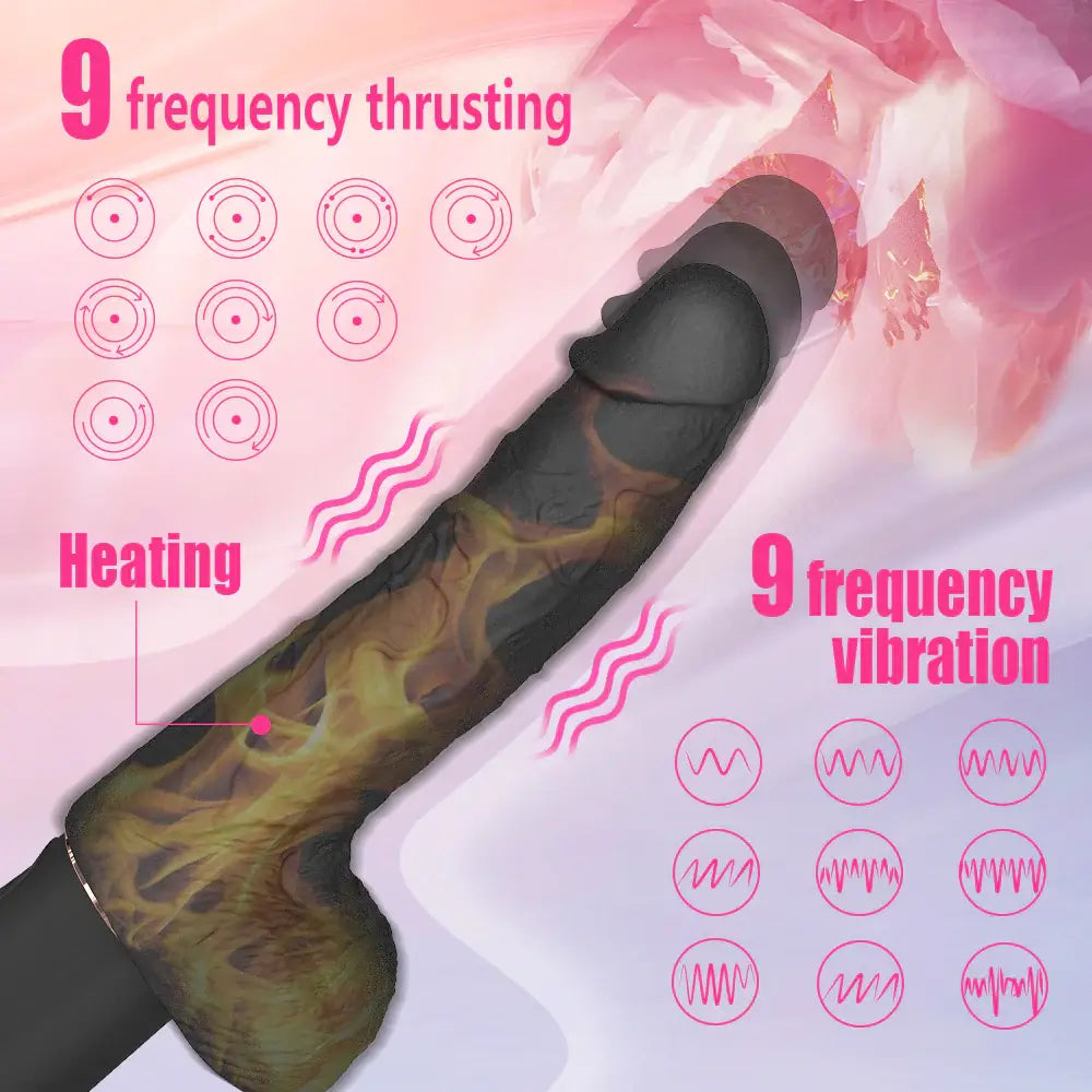 Liam – Remote Suction Cup Thrusting Dildo Machine
