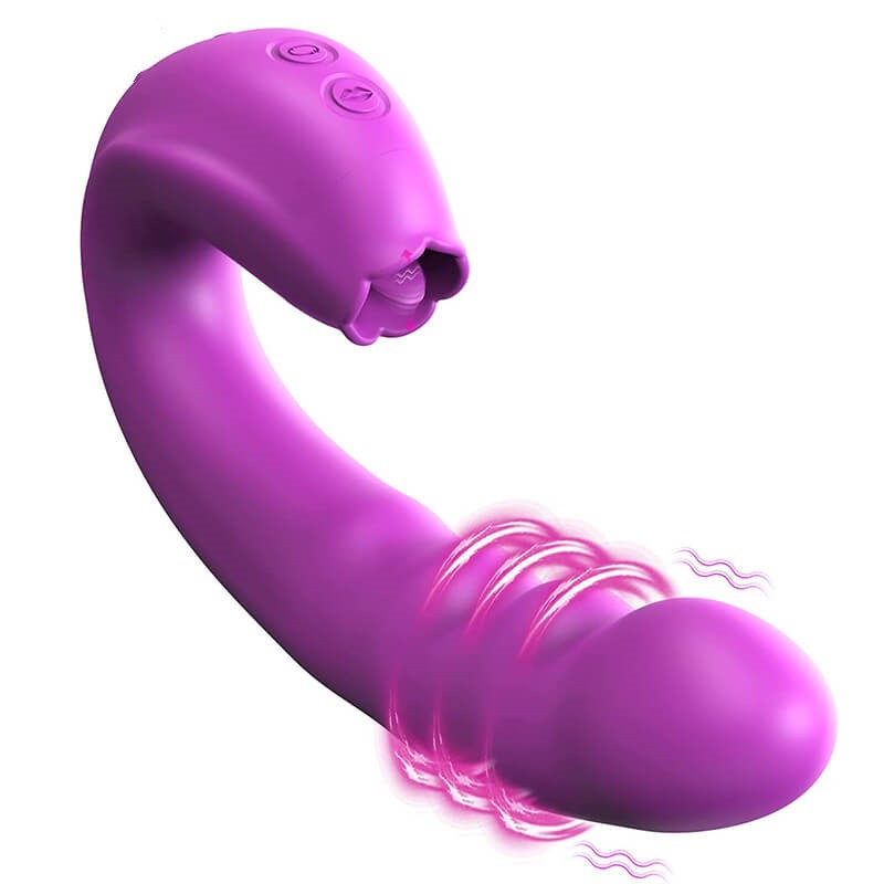 Lilian  C G Spot Vibrator With Rotating Head & Vibrating Tongue