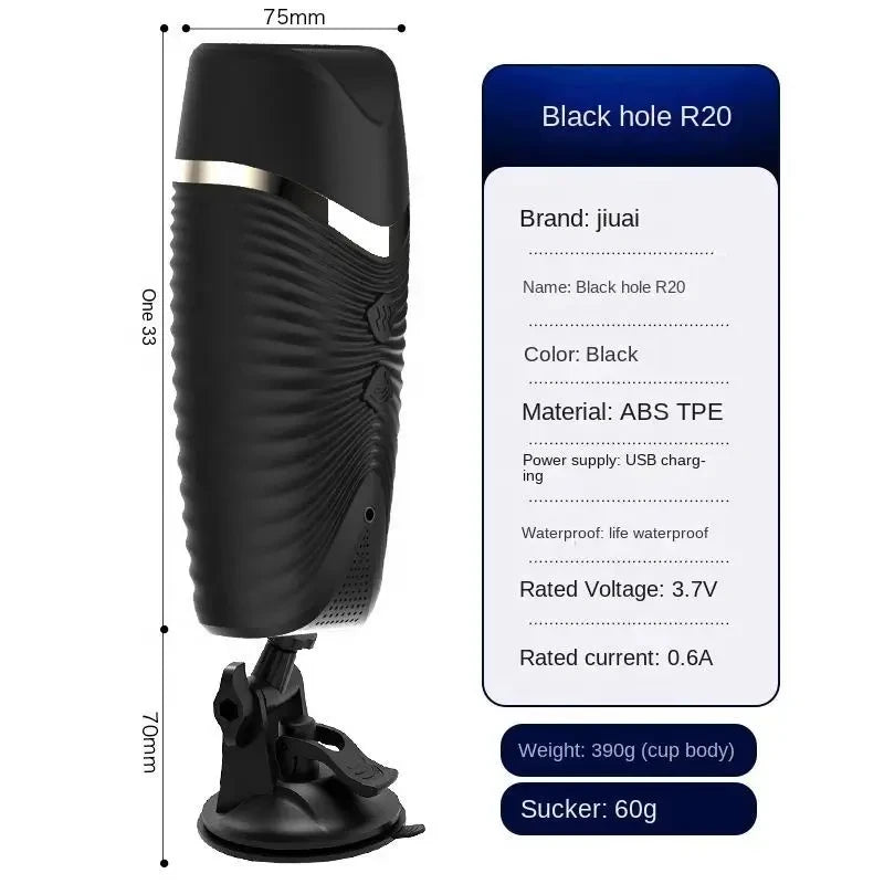 Lionel – Double Head Blowjob And Pussy Automatic Masturbator