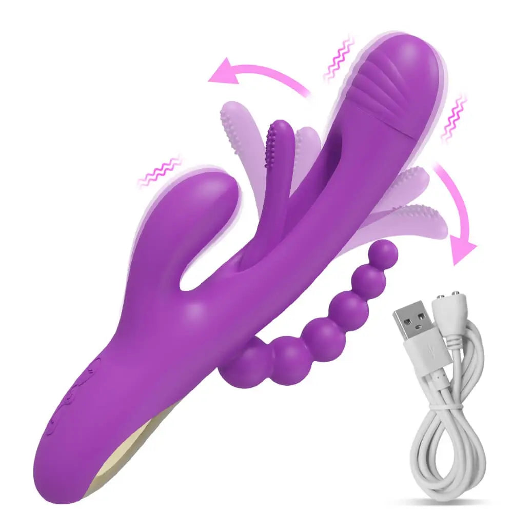 Lora-Rabbit Tapping Vibrator for Women G-Spot Patting Clitoris Clit Stimulator