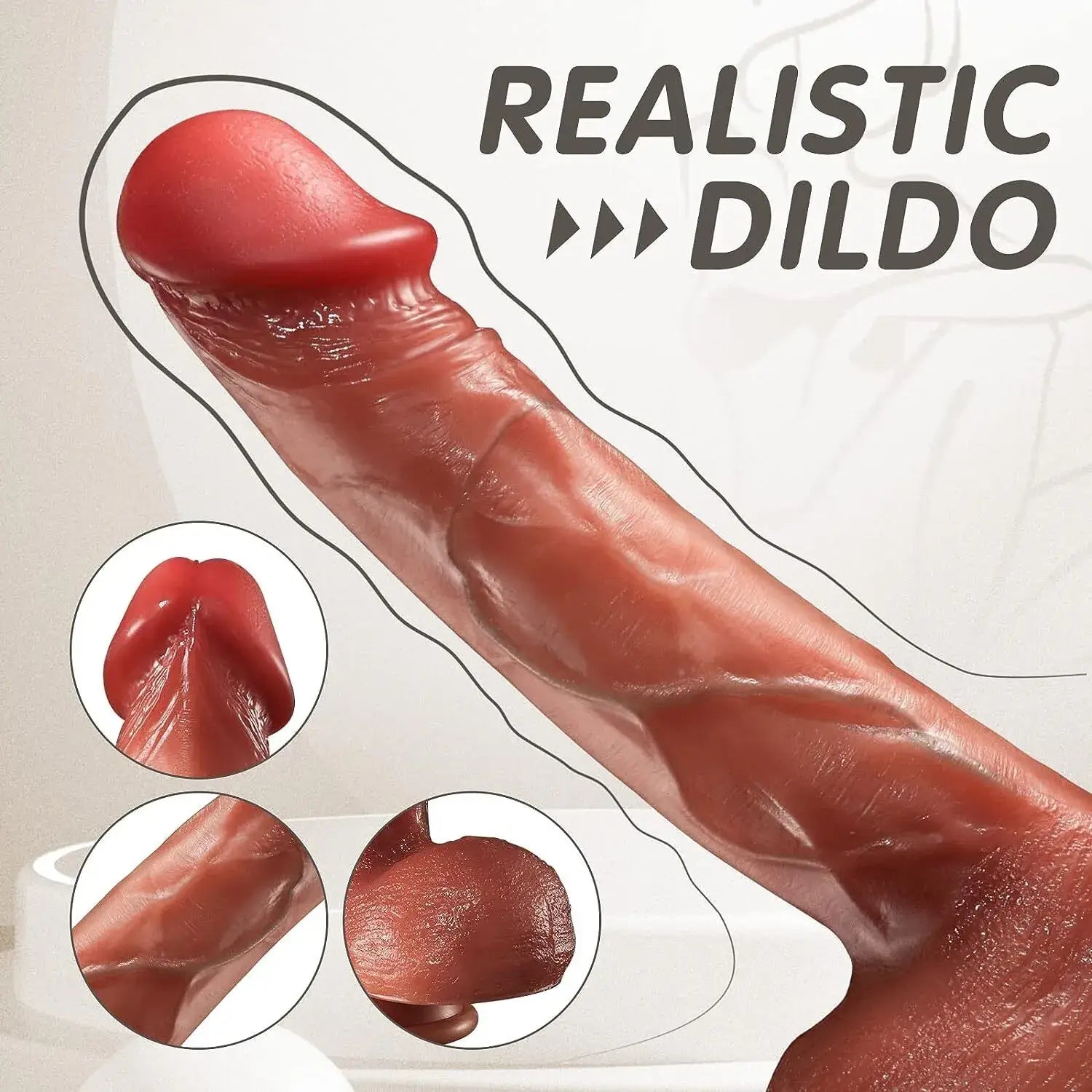 MASK – Thrusting Swinging Heating Dildo 8.66 Inches