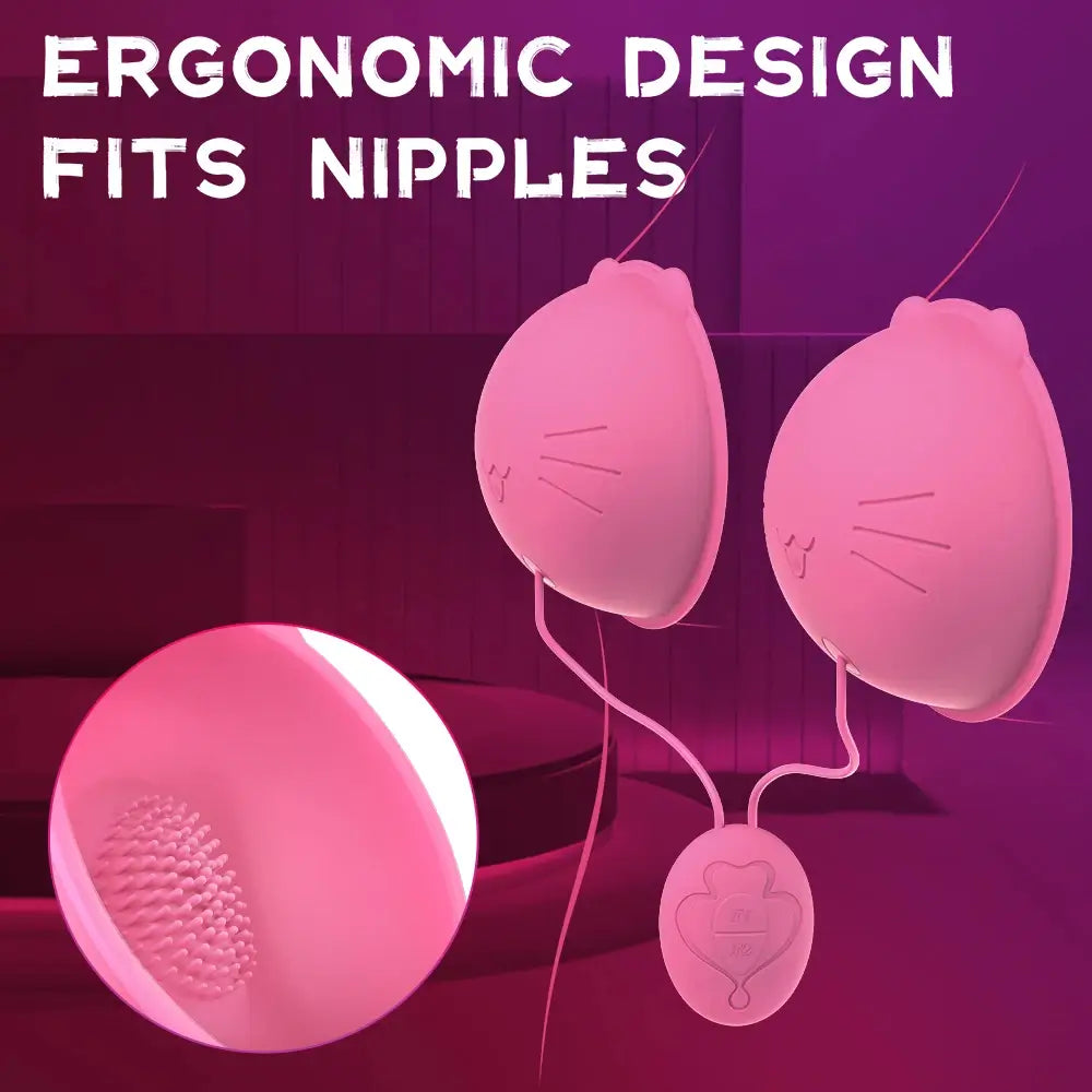 Meow – Wearable Vibrating Nipple Suckers