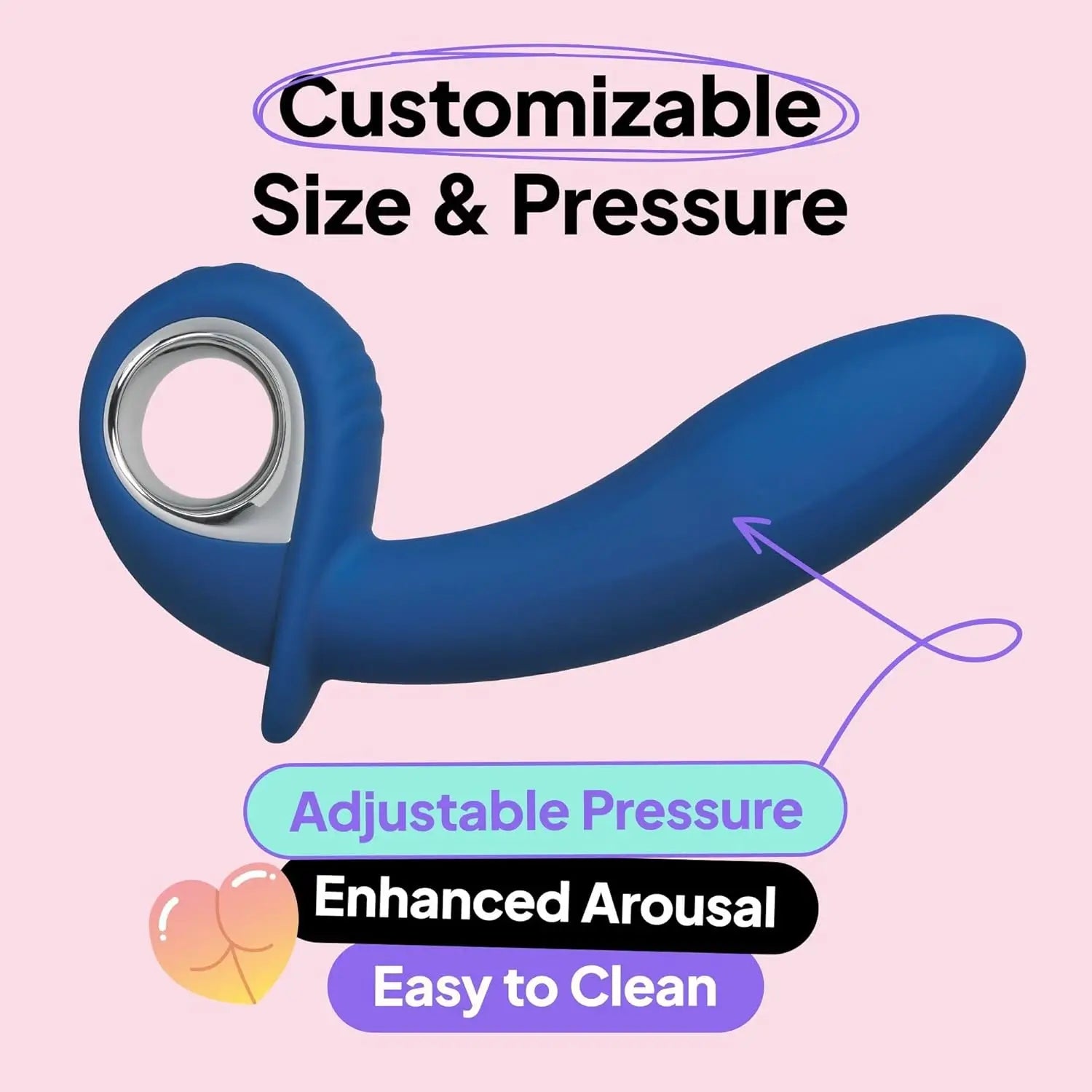 Mont  C Vibrating Inflatable Butt Plug