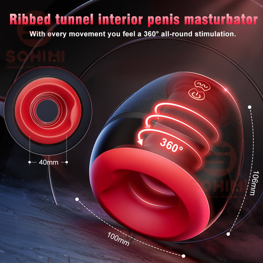 NINJA Open-ended Vibrating Stroker Male Masturbator