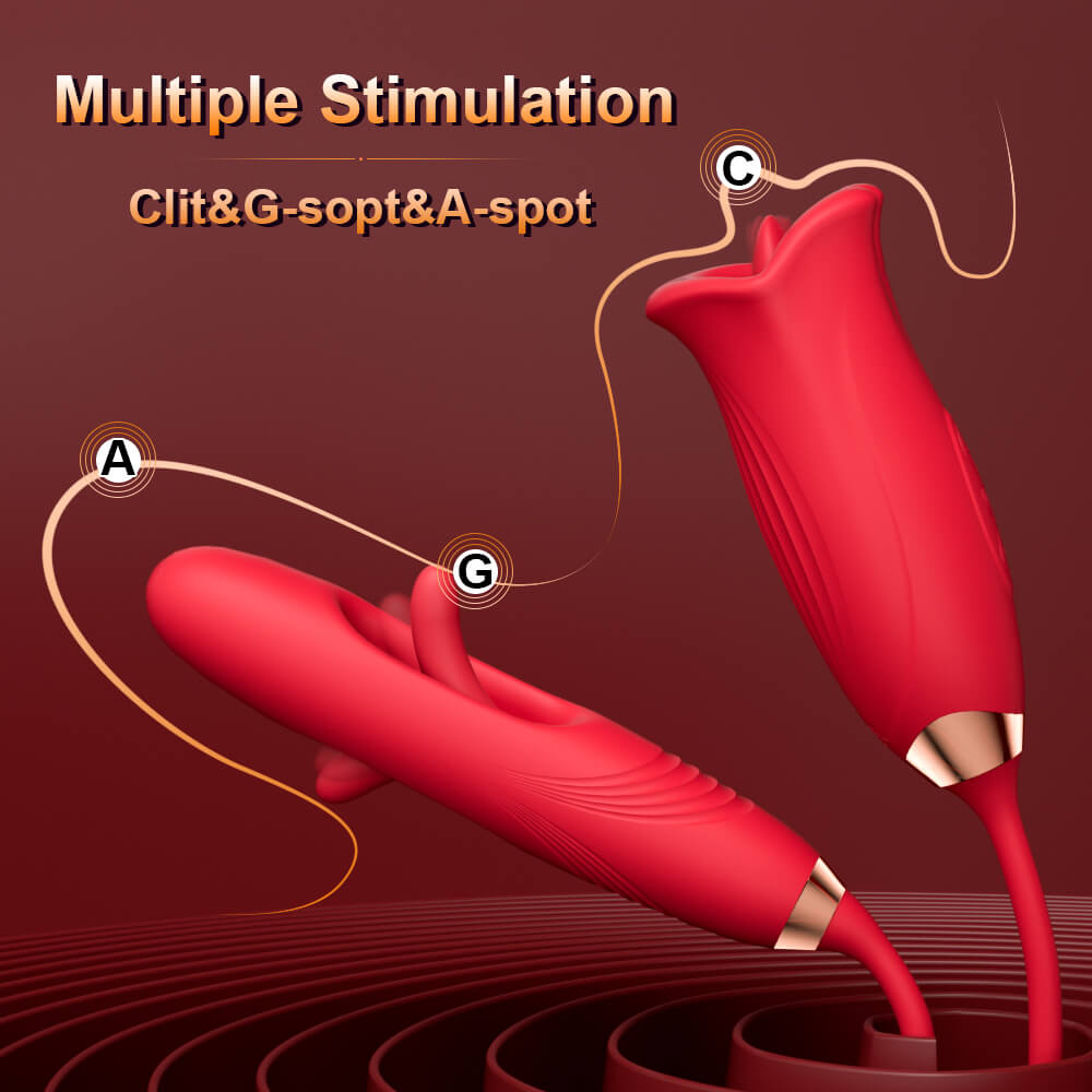 Nibbler 4 -Mouth Biting Vibrator And G-spot Tapping Stimulator
