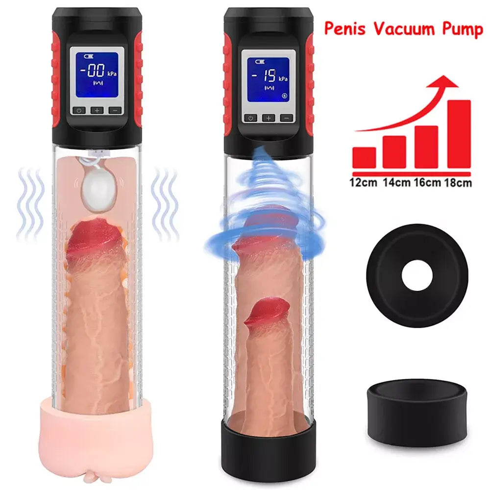 Odin  C 2 in 1 Automatic Vibrating Male Masturbator Penis Pump with Sleeve