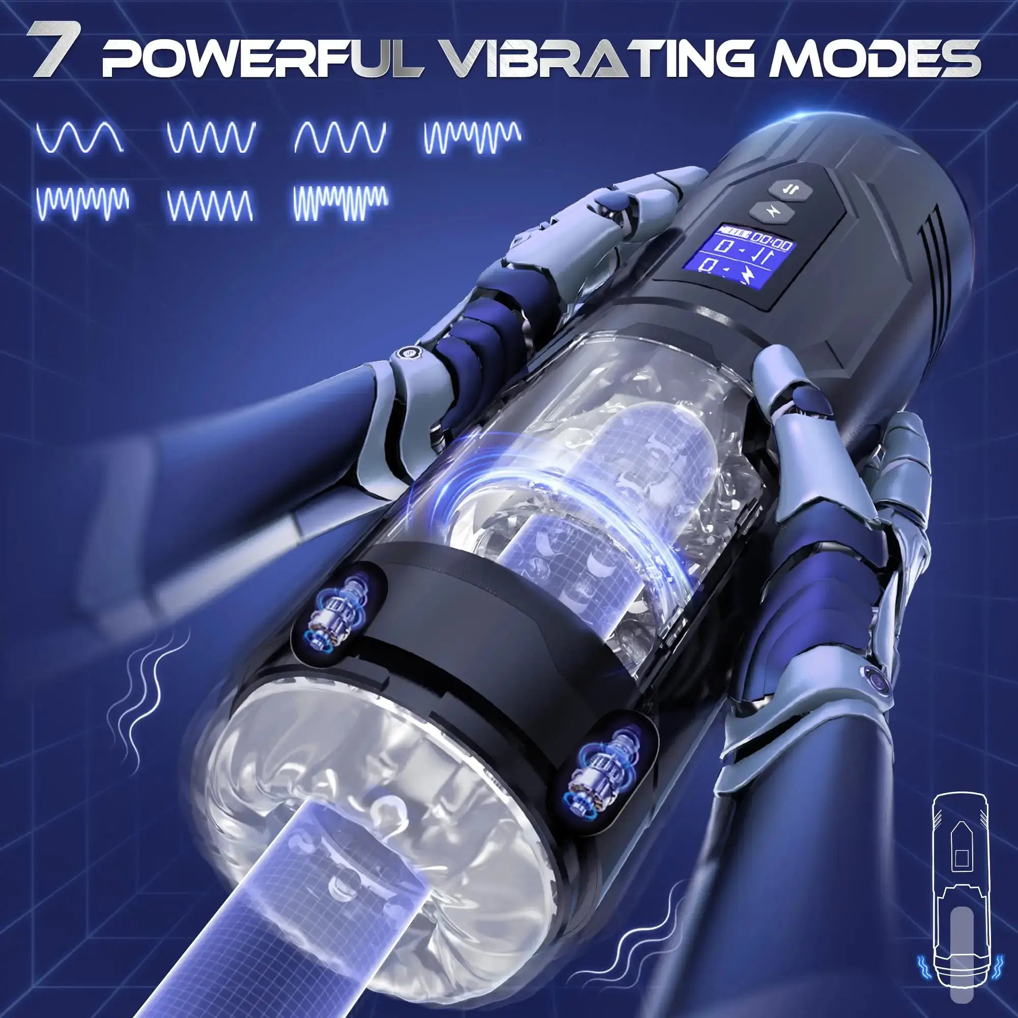 Onyx – Vibrating Thrusting & Rotating Stroker Automatic Male Masturbator