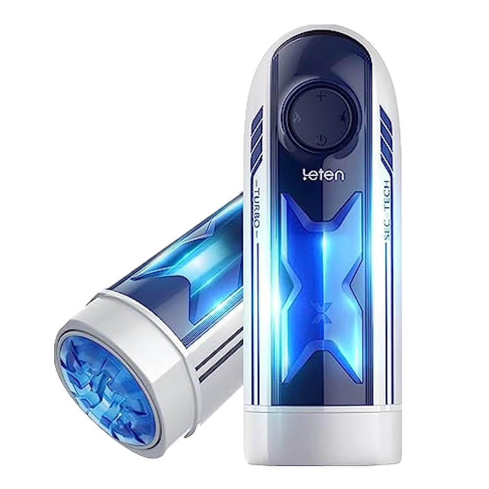 Leten 700 Piston a Minute 10 Telescopic Stroker 5 Voices and One Click Orgasm Masturbator