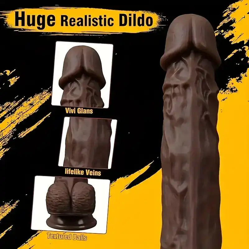 Outrider 10.83 In Vibrating Thrusting Thick Long Lifelike Dildo