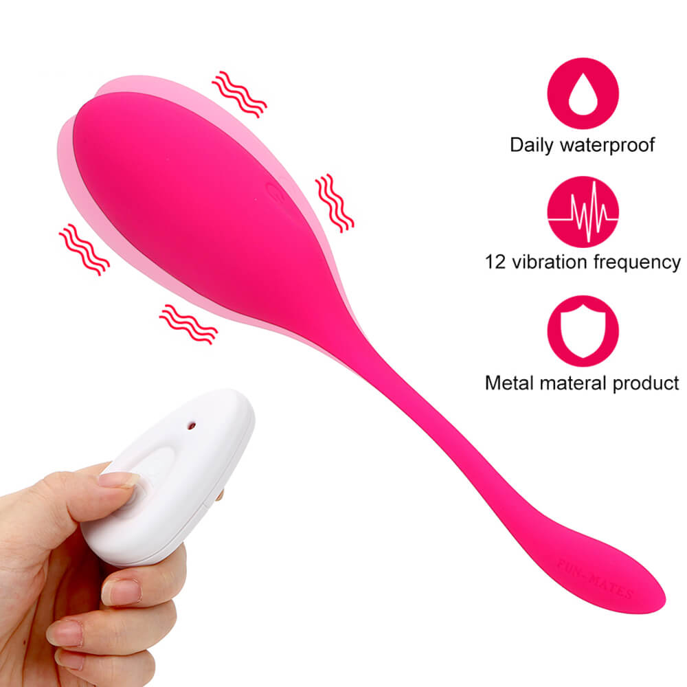 Pink Sperm Remote Control Kegel Balls